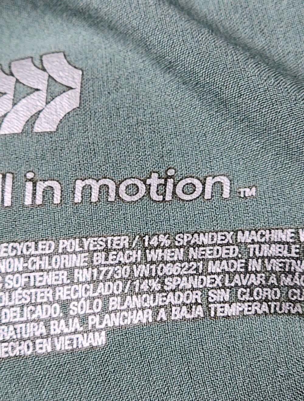Women's Active Light Mid-Rise Cargo Joggers - All In Motion Moss Green 3X - Picture 4 of 15